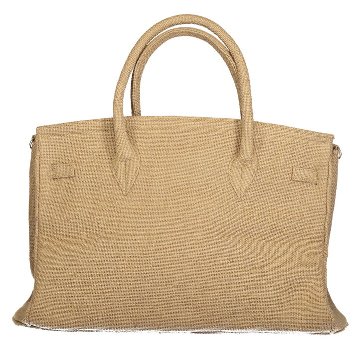 24H Birkin Style Jute with Smiley-Museo Factory-MyTindy