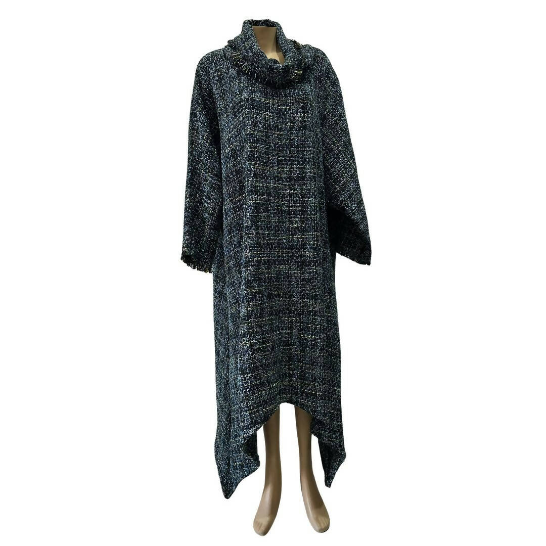 Grey Moroccan Winter Dress MyTindy Grey Moroccan Winter Dress MyTindy