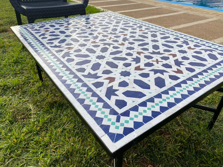Amazing mosaic Table Moroccan for outdoor & indoor, Summer mosaic Table 100% handcrafted, included shipping