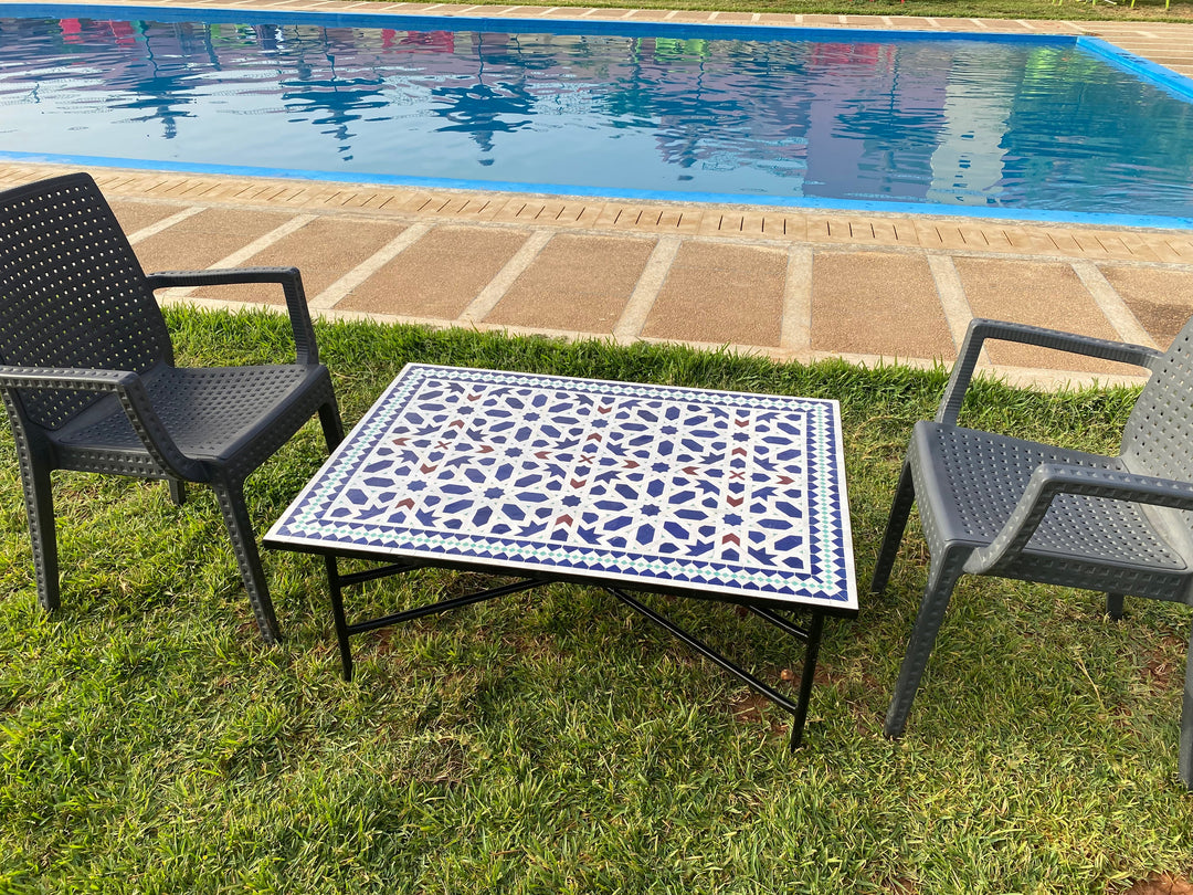 Amazing mosaic Table Moroccan for outdoor & indoor, Summer mosaic Table 100% handcrafted, included shipping