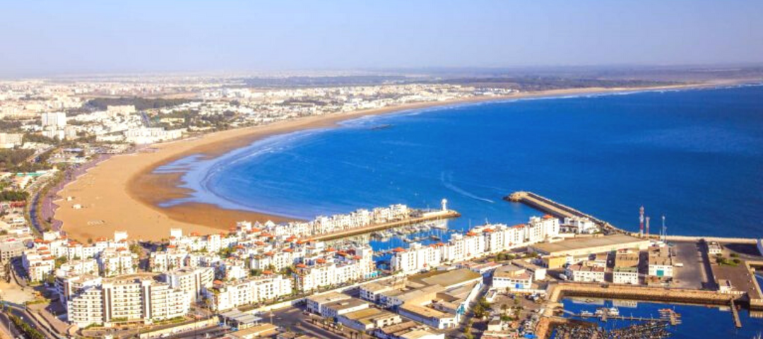Marina of Agadir in Morocco
