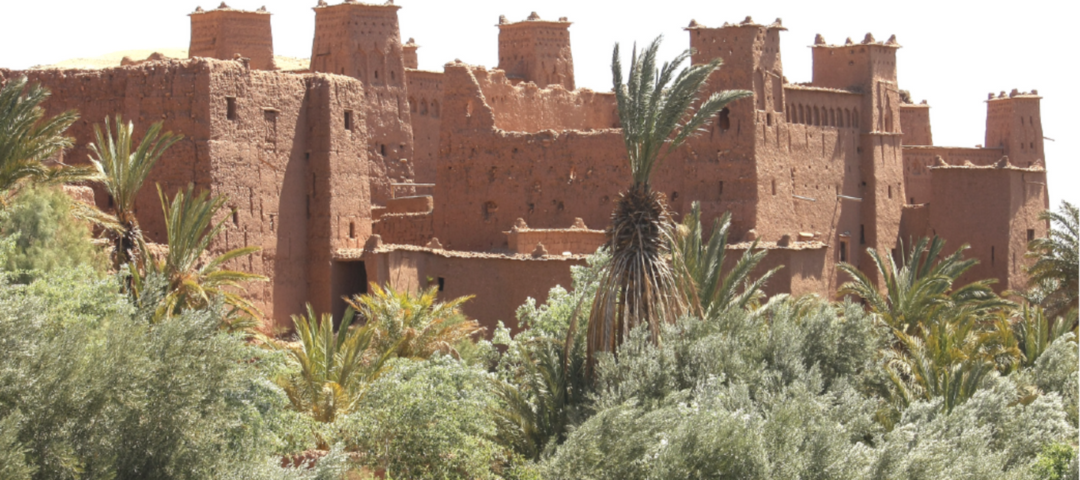 AIT BEN HADDOU KASBAH near ouarzazate in Morocco