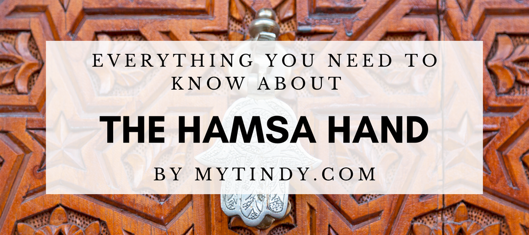 Hamsa-hand shaped door knocker 