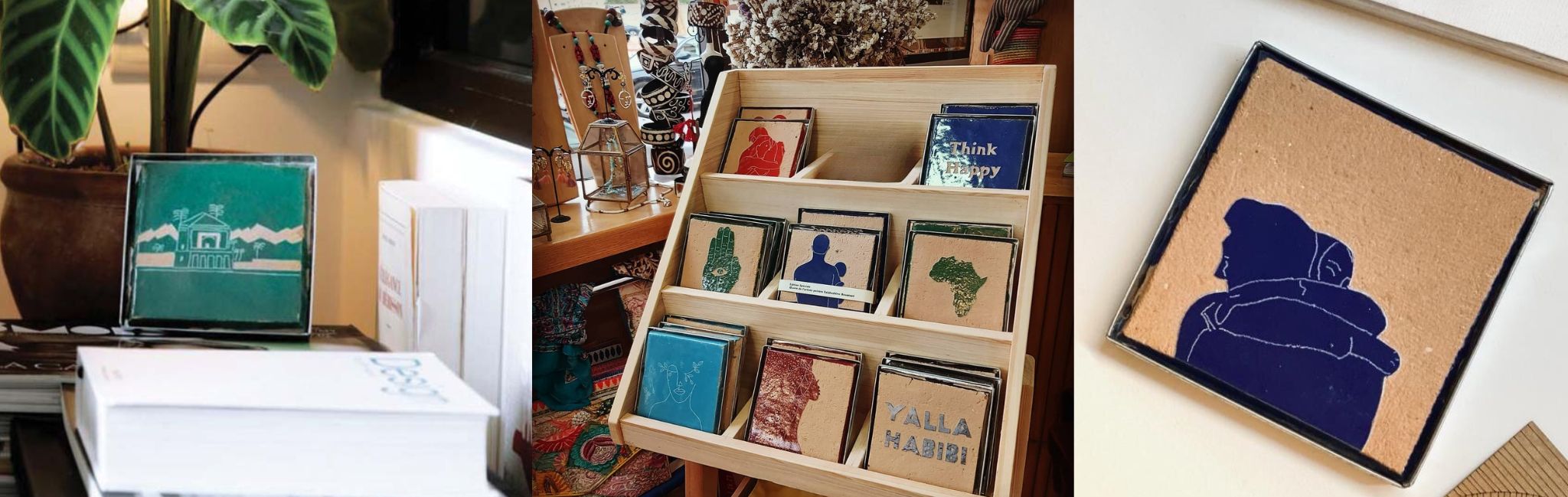 Moroccan Zellige Tiles Wall Art