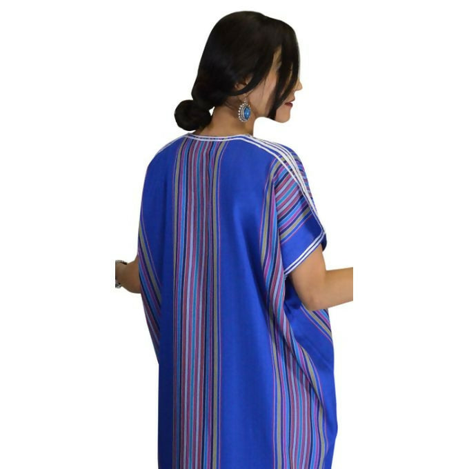 Traditional Women's Gandoura - Moroccan Stylish Gandoura - BLUE
