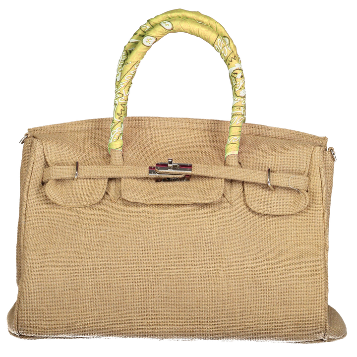 Birkin Style Jute Bag