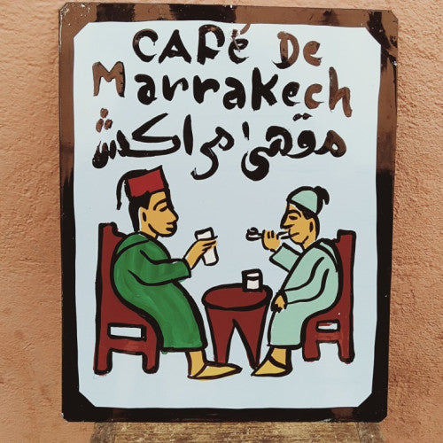 Assiette Caricature Marocaine