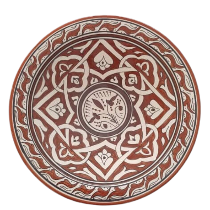 Plate with patterns