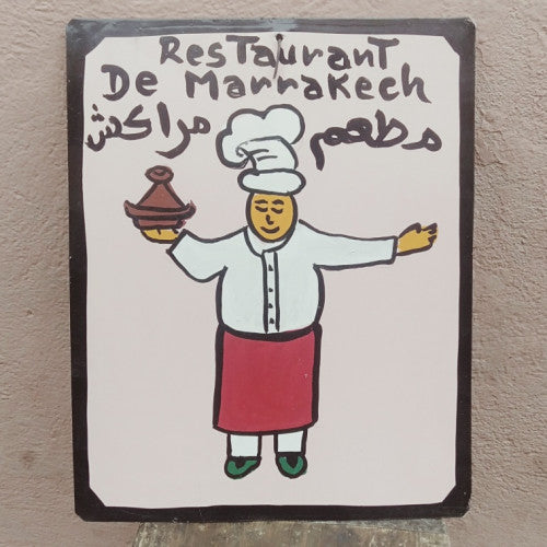 Assiette Caricature Marocaine