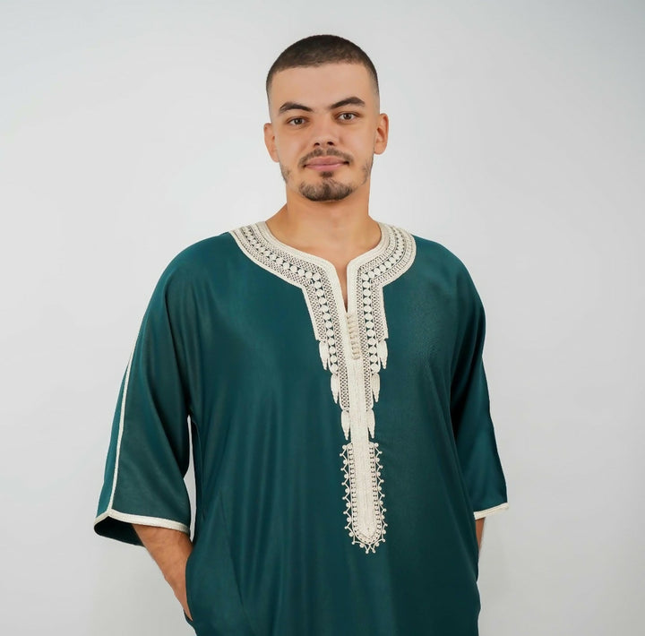 Moroccan Green Gandoura
