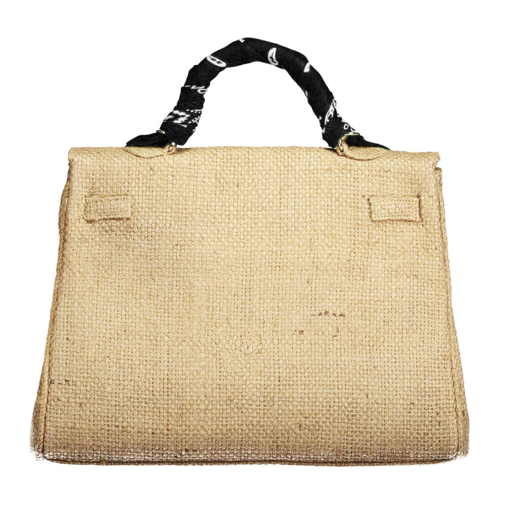 Kelly Style Coffee Jute Handbag