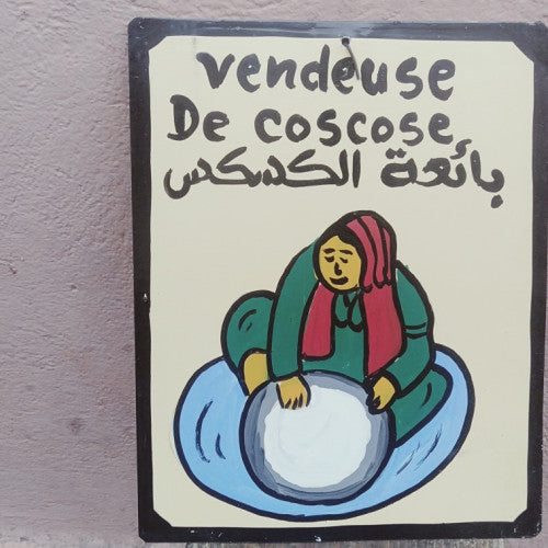 Assiette Caricature Marocaine