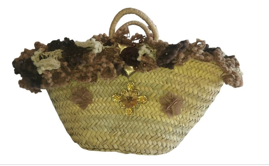Wicker Moroccan Farmer Basket
