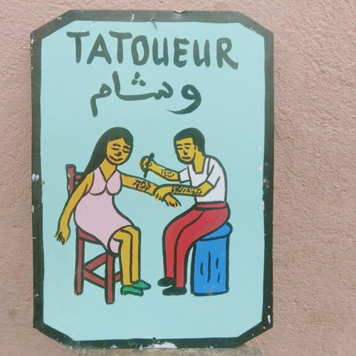 Assiette Caricature Marocaine