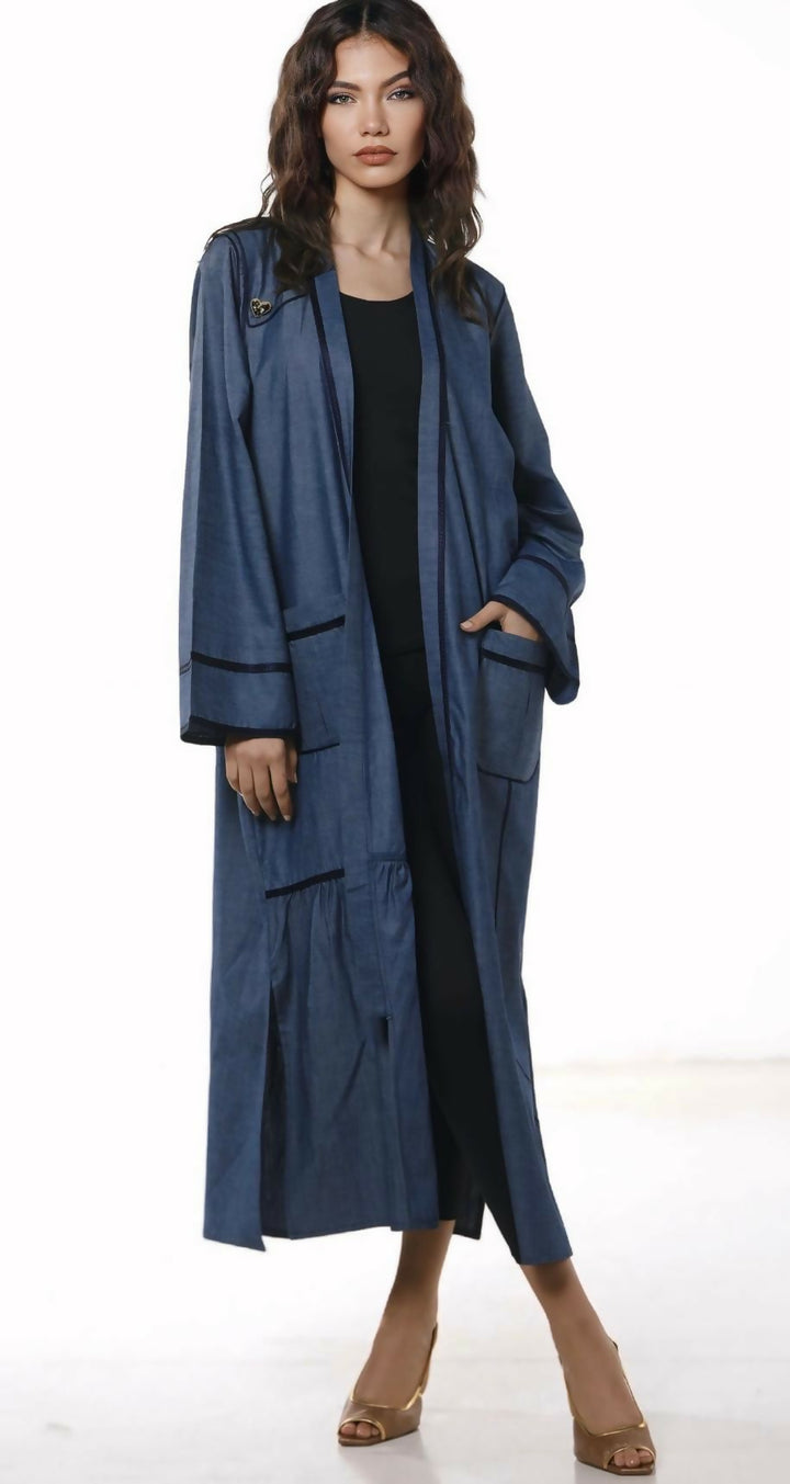 Chic Amber Kimono Design