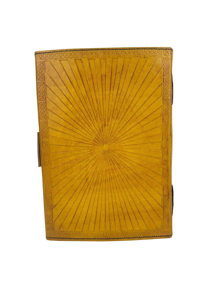 Genuine Leather Golden Moon Notebook