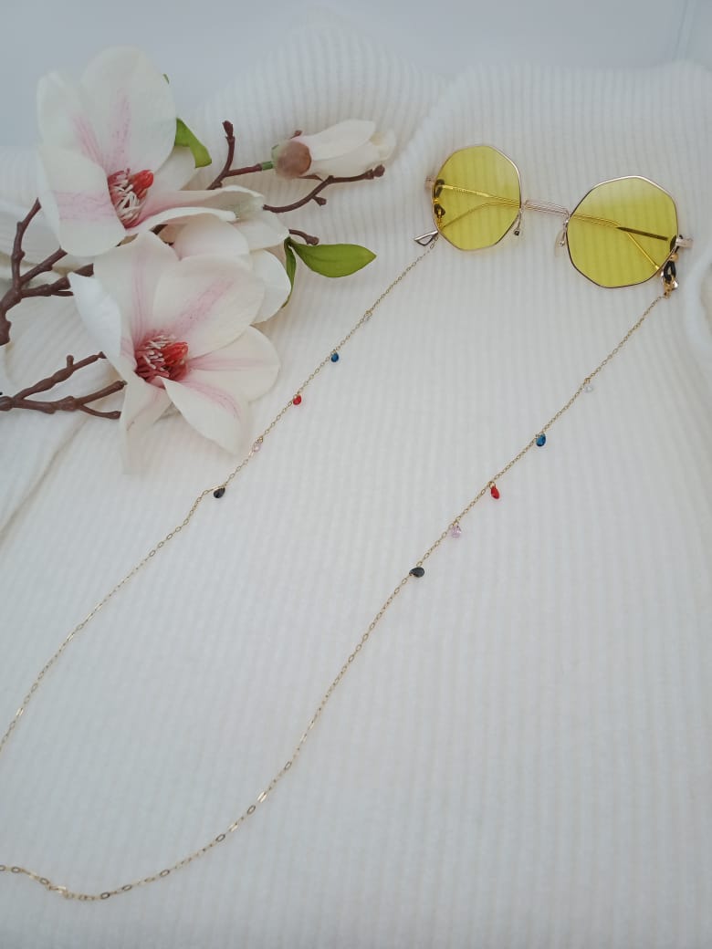 steel eyeglass chain 1