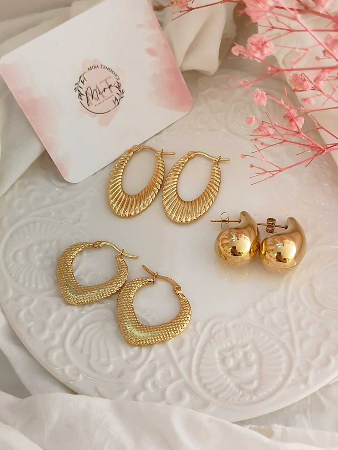 Pack of 3 earrings