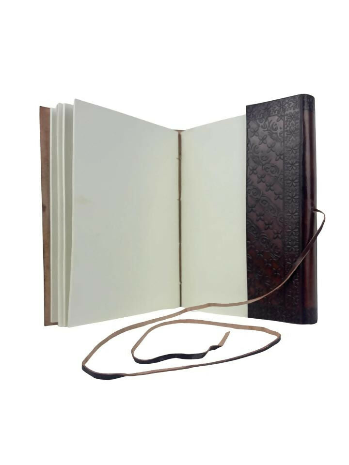 LARGE LEATHER NOTEBOOK DRAGONS