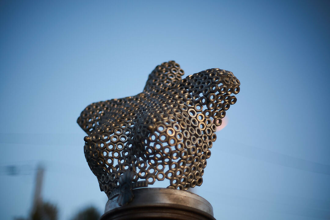 Women Body Moroccan Iron Sculpture