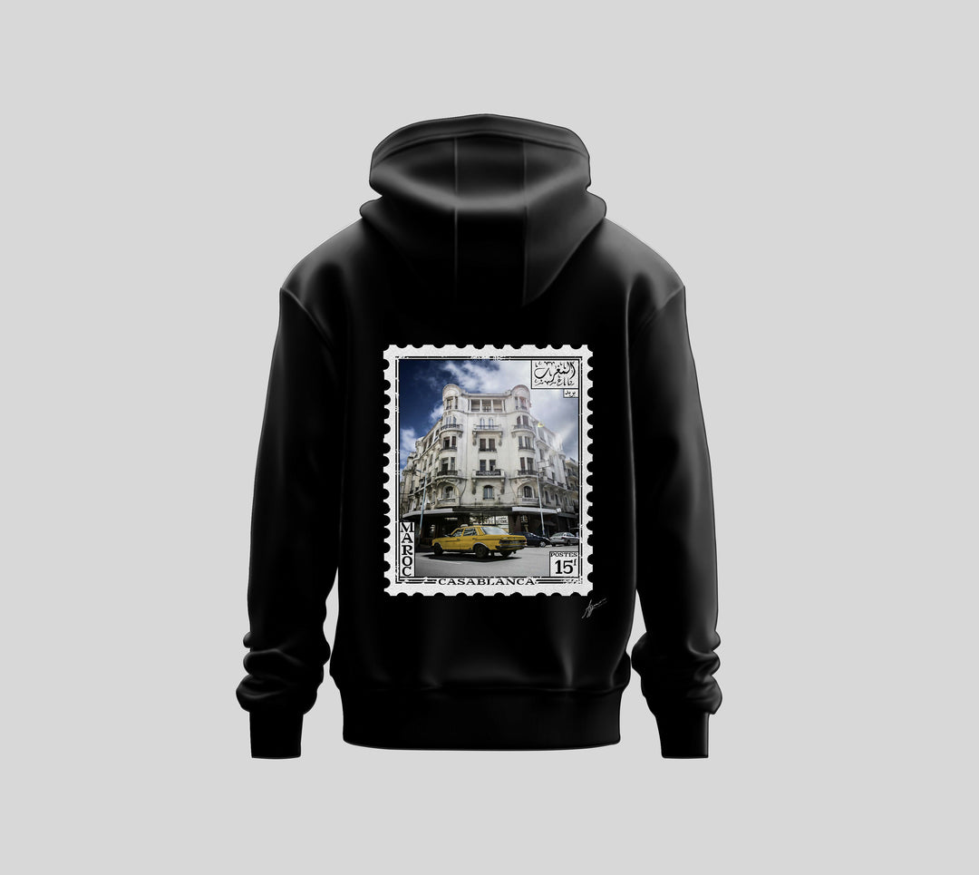 Black Hoodie Oversize "Casa"