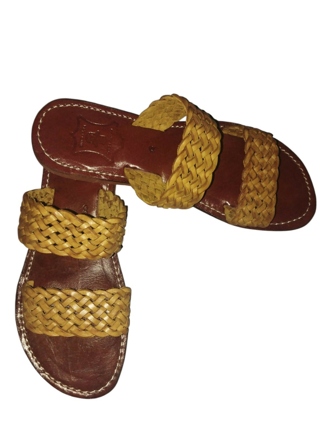 Moroccan Yellow Leather Sandals