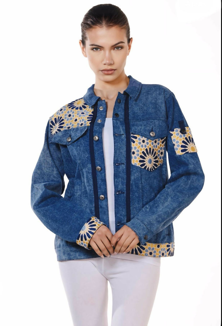 Jacket with Moroccan Pocket Design