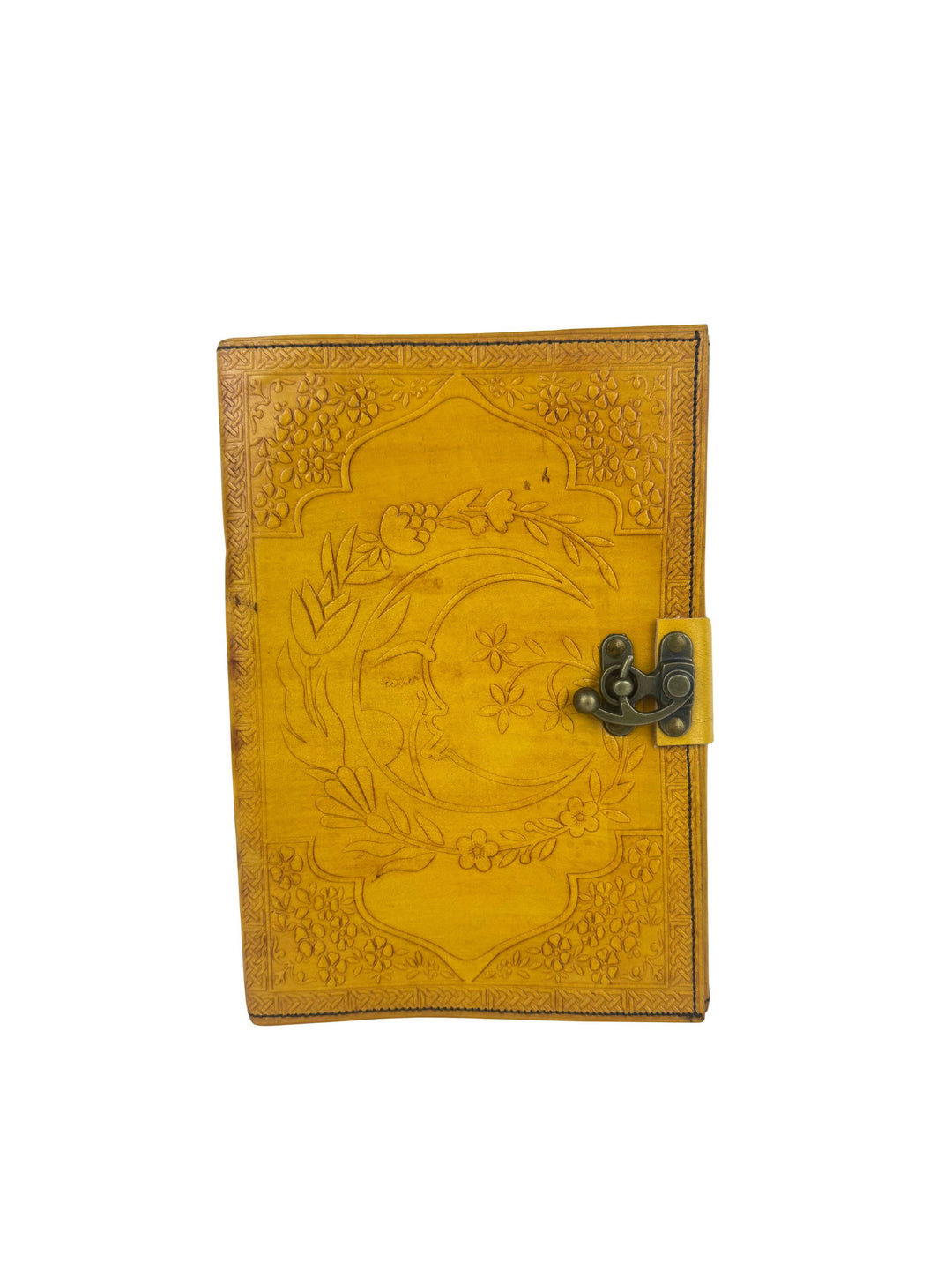 Genuine Leather Golden Moon Notebook