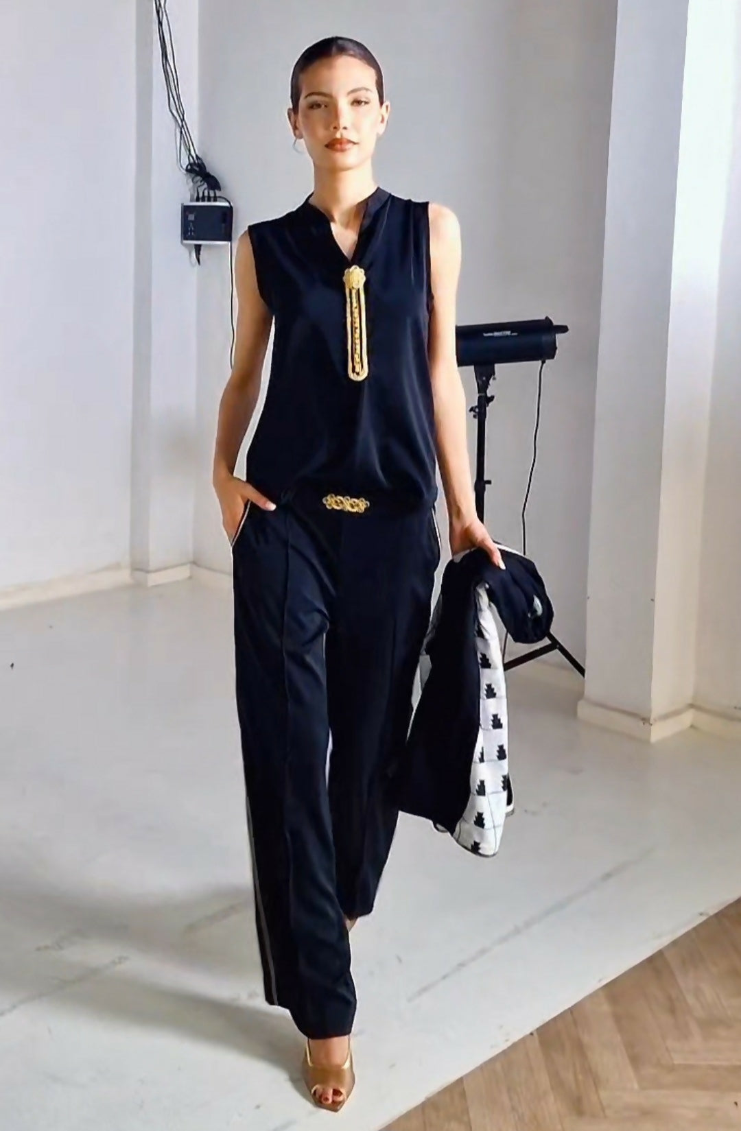 Black two-piece set | Itto | Moroccan Design