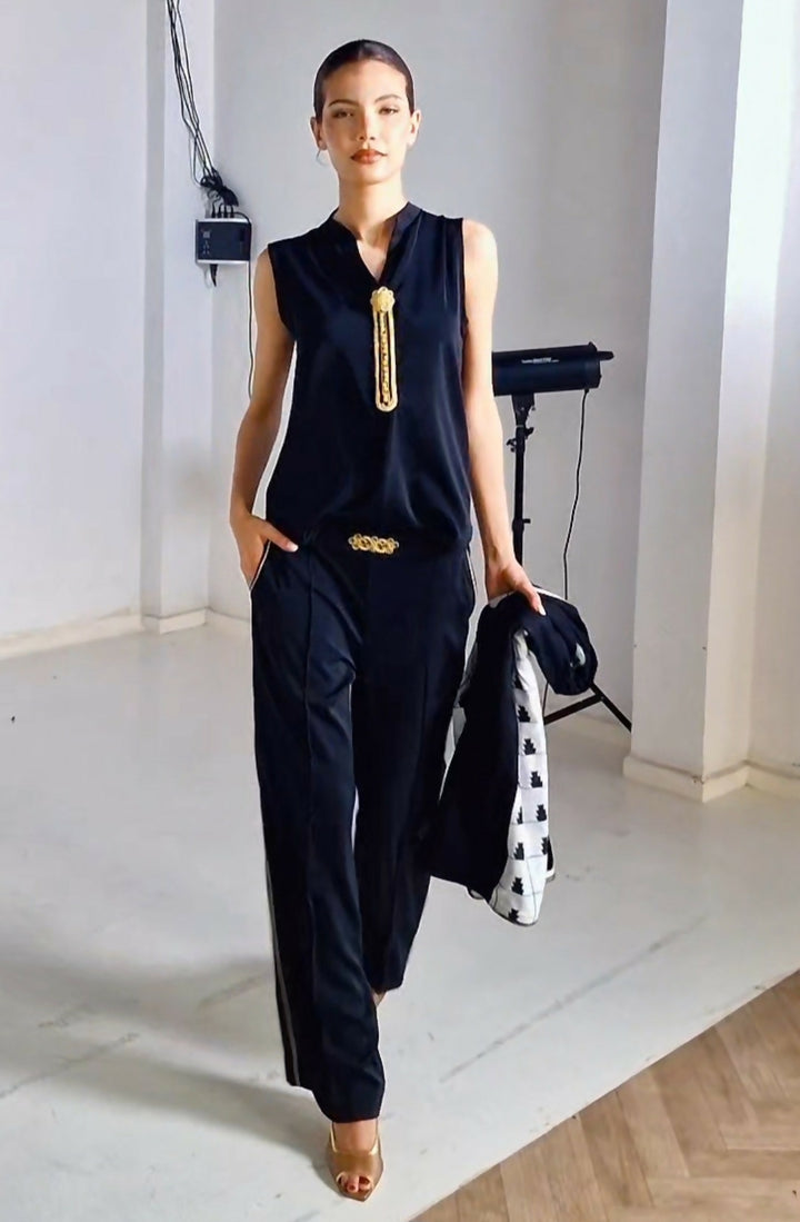 Black two-piece set | Itto | Moroccan Design