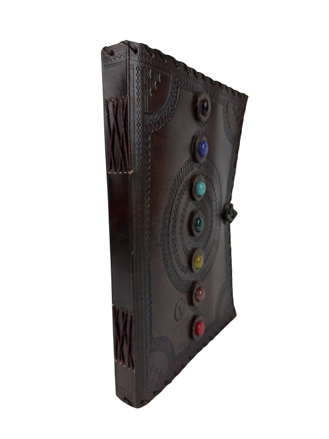 7 CHAKRAS Genuine Goatskin Leather Notebook