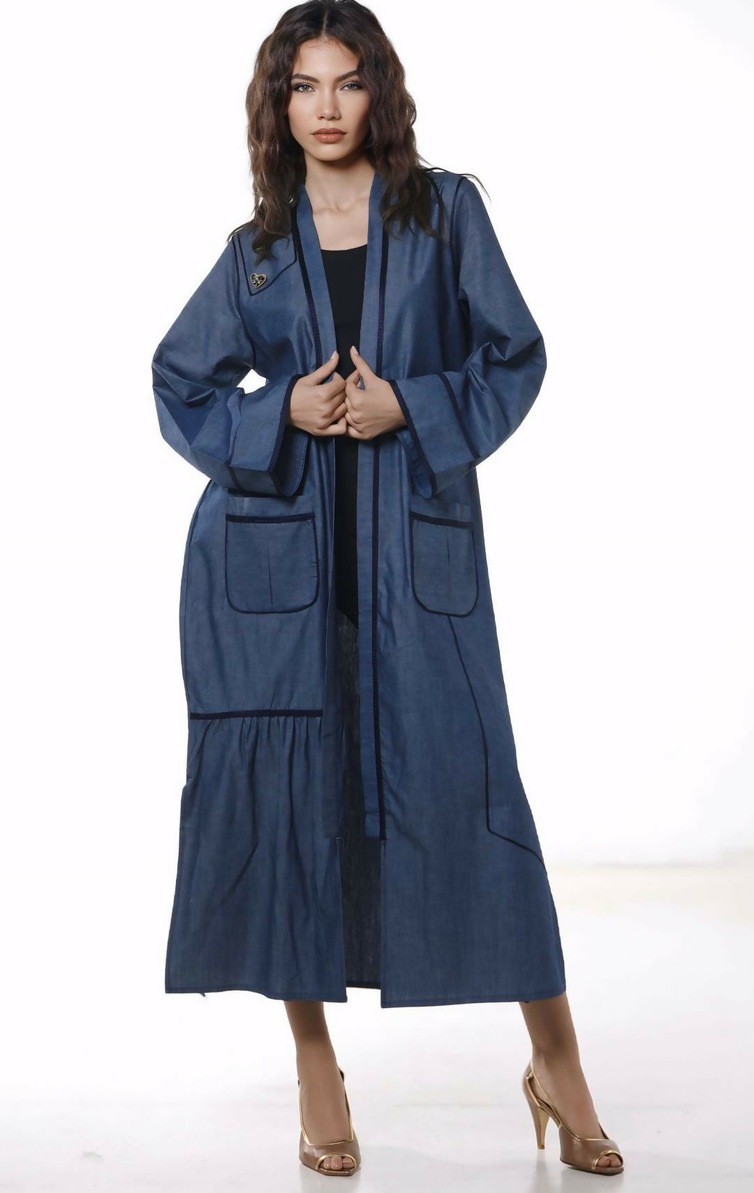 Chic Amber Kimono Design