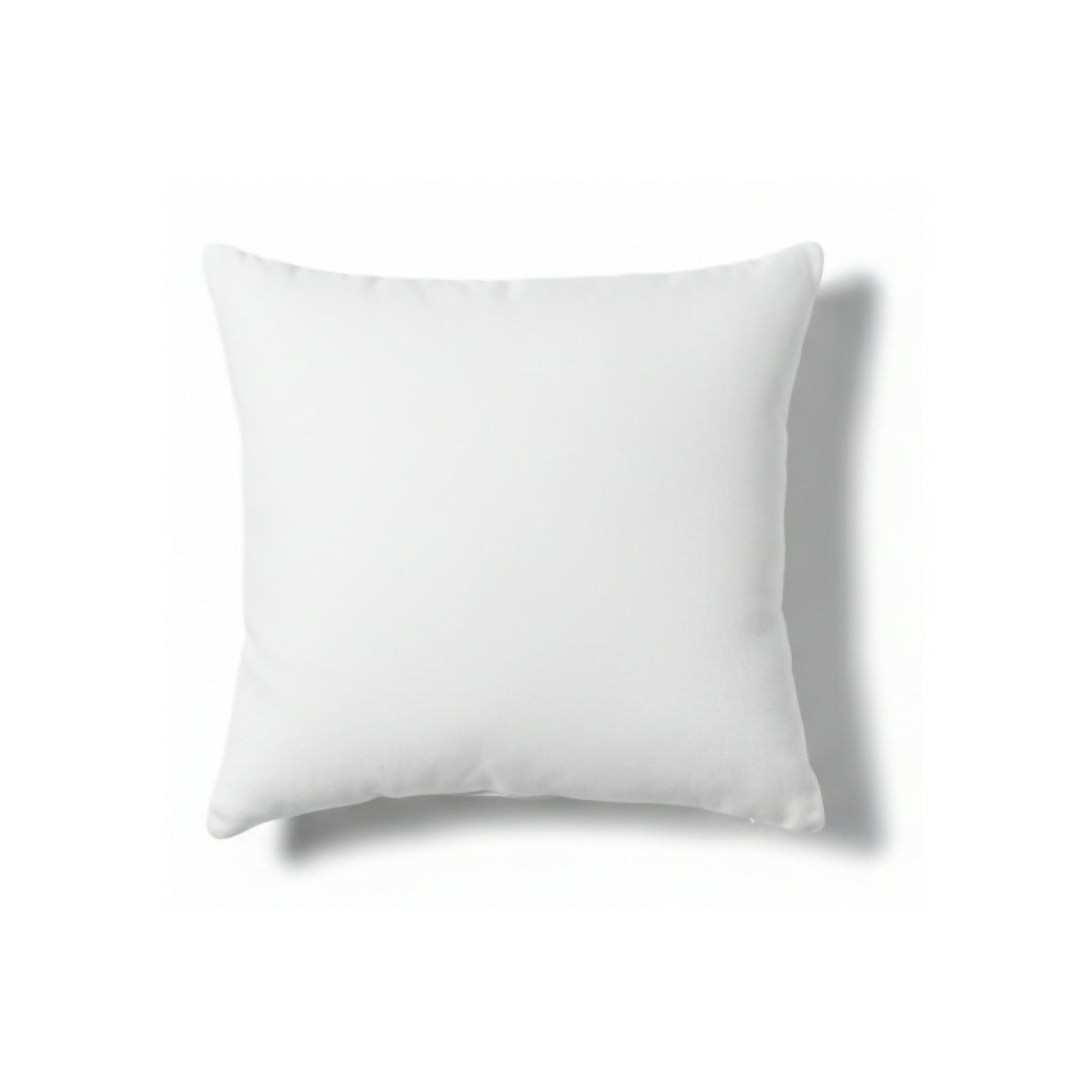 Minimalist Embroidered Coral Branch Throw Pillow – Abstract Blue Botanical Decorative Cushion Cover – Modern Coastal Home Decor