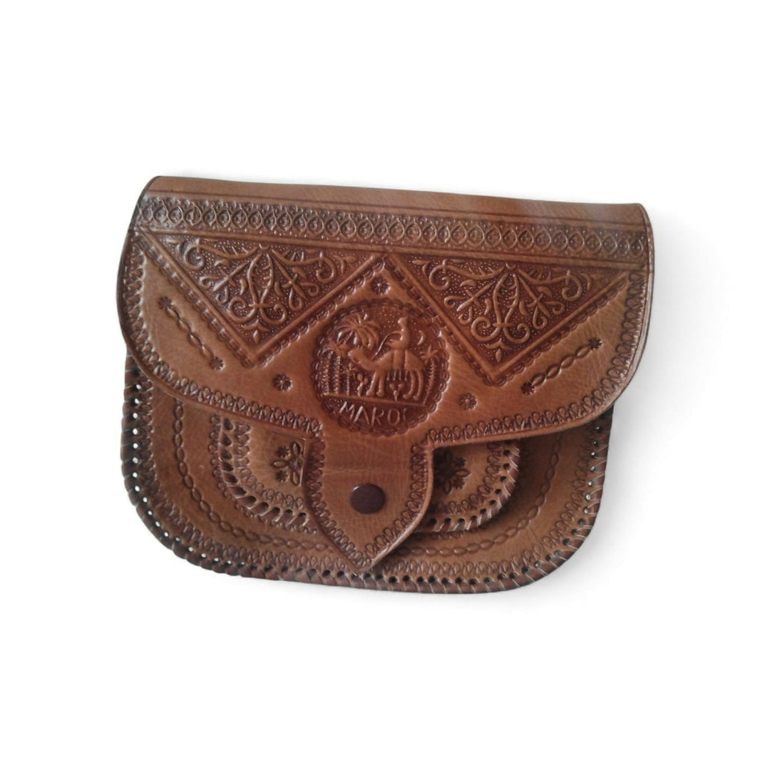 Women Moroccan Leather Traditional Hanbgag