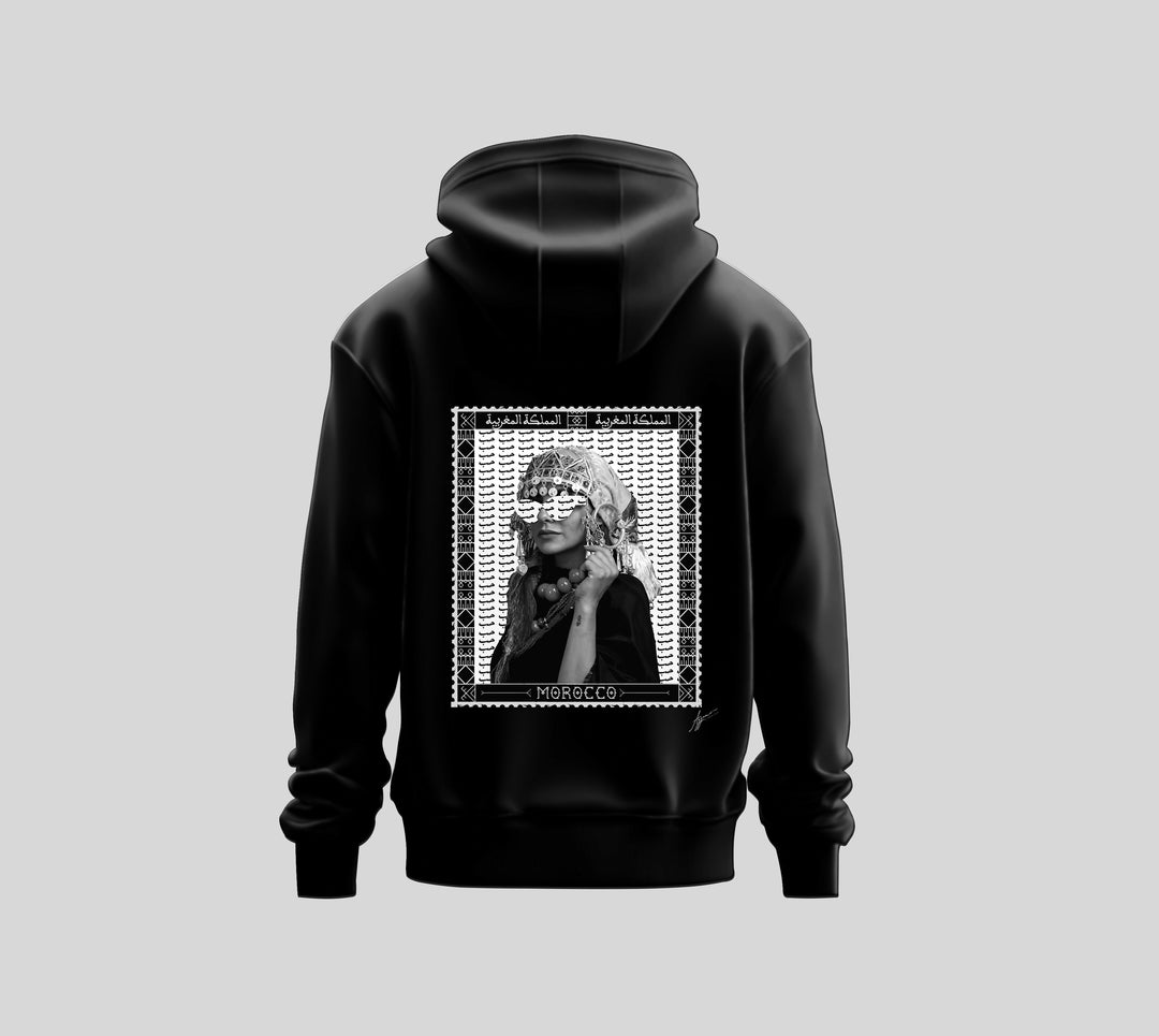 Hoodies noir Salma "7ob"