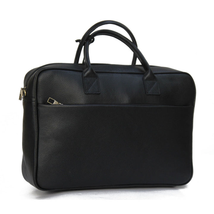 Black Genuine Handmade leather briefcase