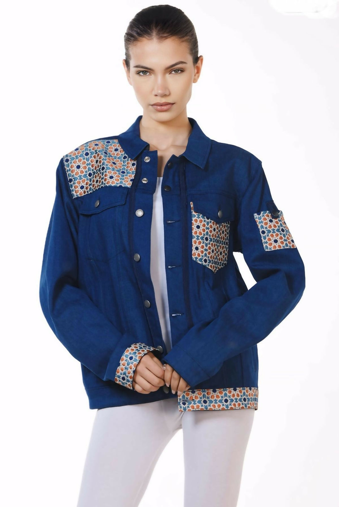Jacket with Moroccan Pocket Design