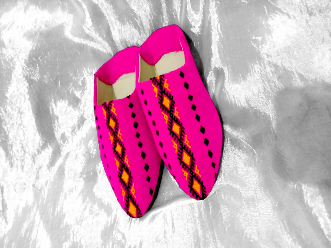 Moroccan Canvas Slippers