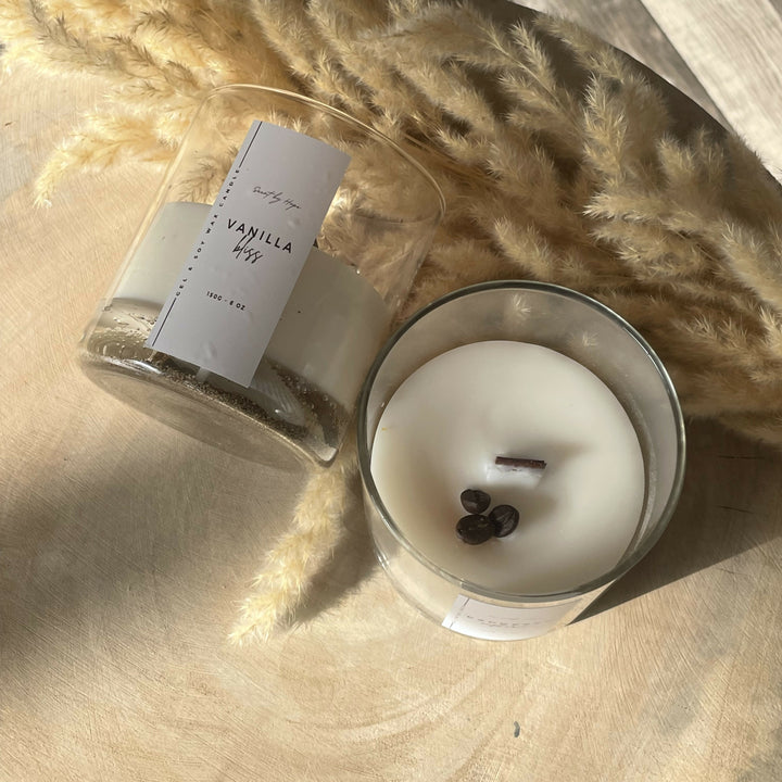 Duo gel candle and scented soy wax