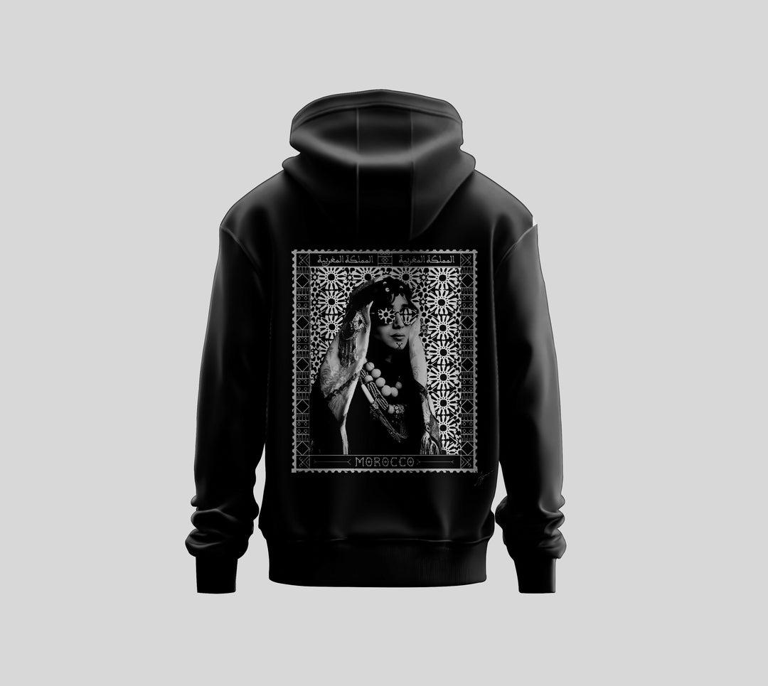 Black Hoodie Kawtar "Chel7a"