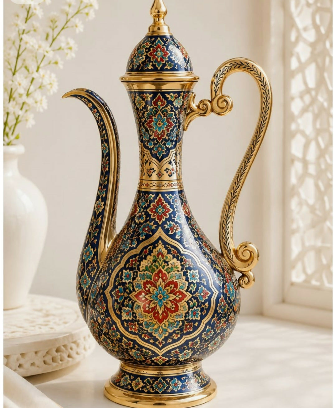 Moroccan Set of Carafe and Mugs