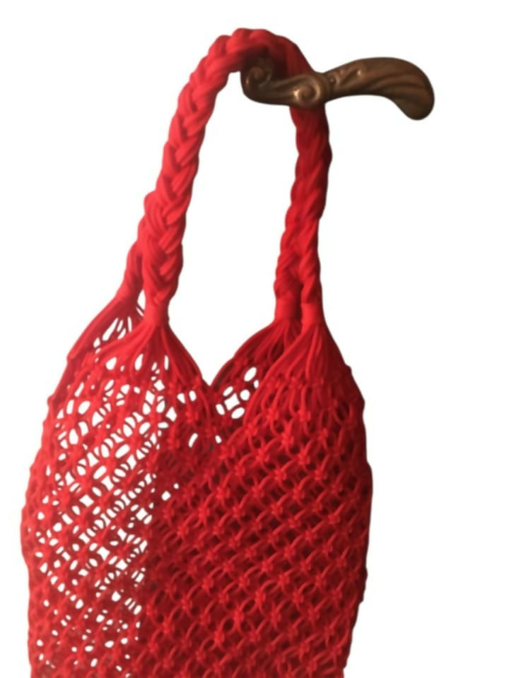 Handmade macramé Moroccan handbag