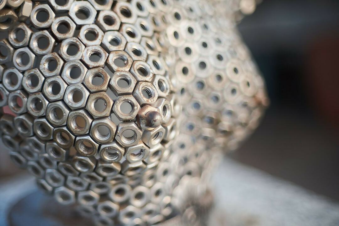 Women Body Moroccan Iron Sculpture