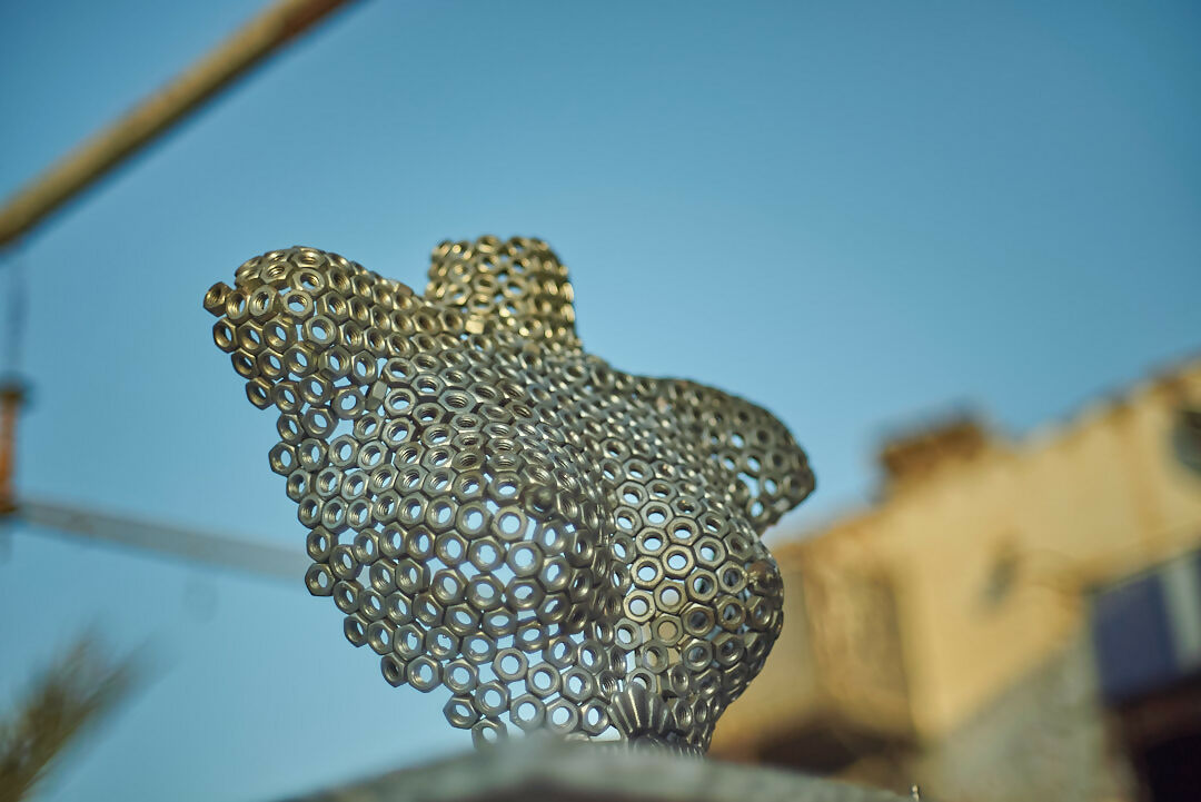 Women Body Moroccan Iron Sculpture