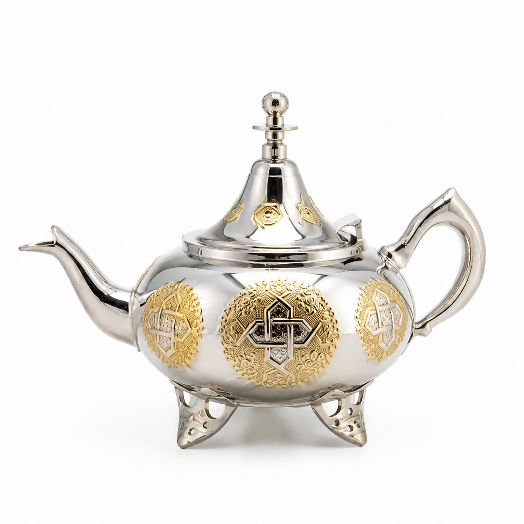 Handmade Moroccan Copper Teapot – Made in Fes