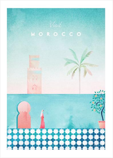 Visit Morocco by Henry Rivers - Poster – MyTindy