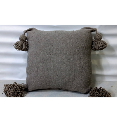 Grey Wool Berber Pillow