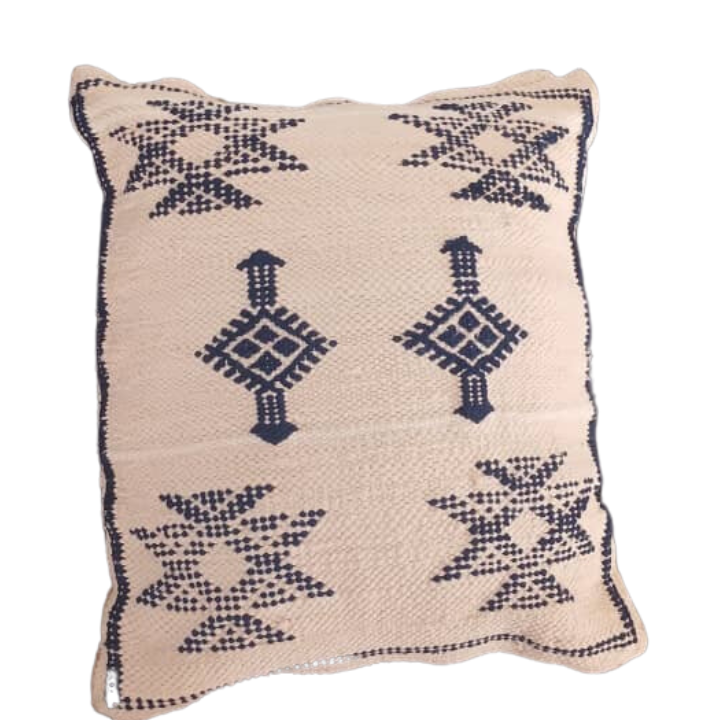 Embroidered cushion