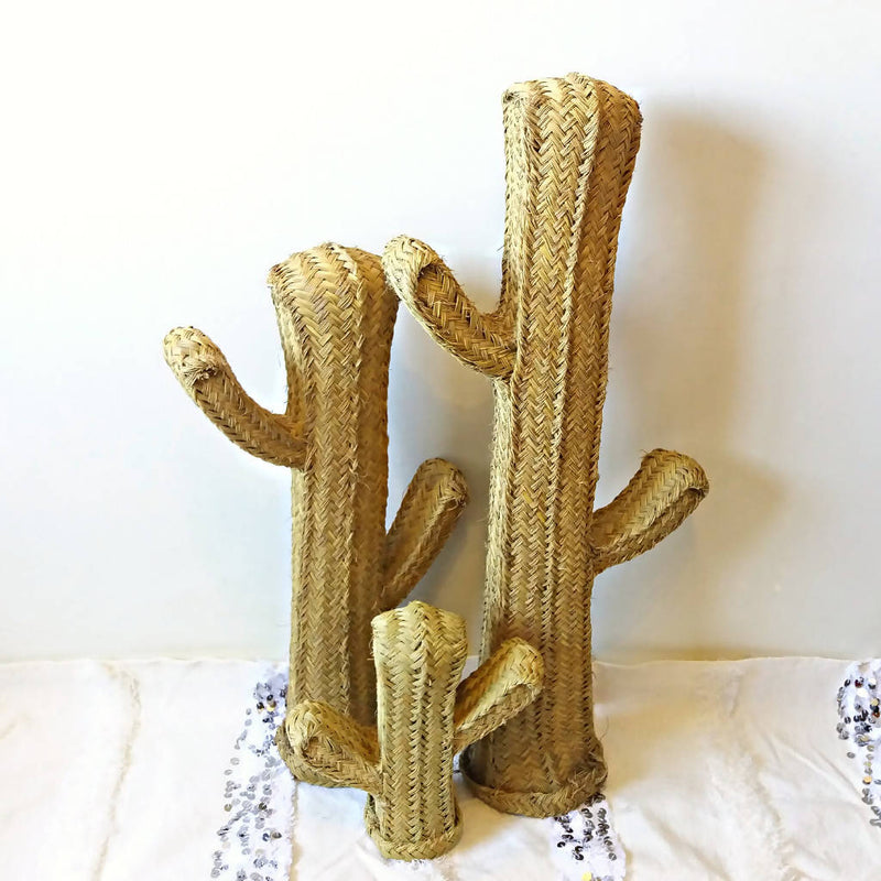 Rattan Standing Cactus