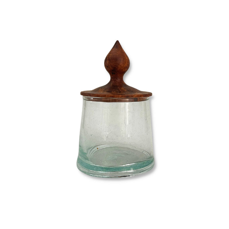 Small Oriental Beldi Glass & Thuya Box
